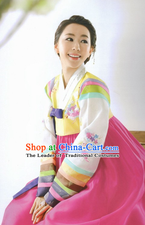Korean Han Bok Suit Folk Clothing for Women