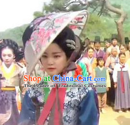 Ancient Korean Geisha Hat for Women