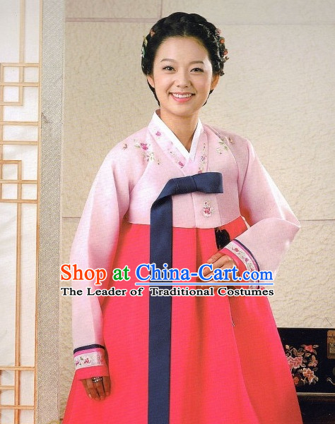 Korean Traditional Hanbok Robe for Ladies