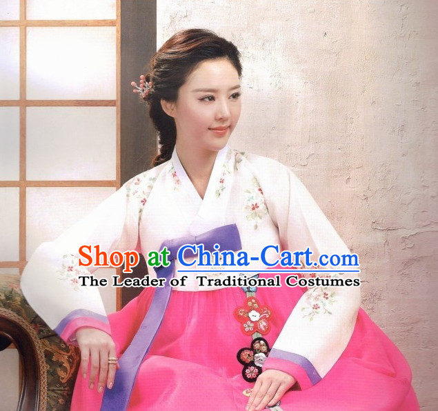Classic Korean Fashion Hanbok Dresses Complete Set for Women