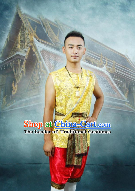 Thailand Clothing Dresses and Pants Complete Set for Men