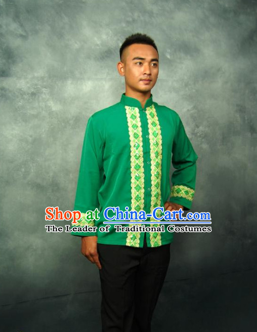 Thailand Traditional National Blouse for Men