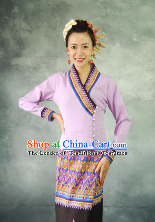 Thailand Traditional Dresses Complete Set for Women