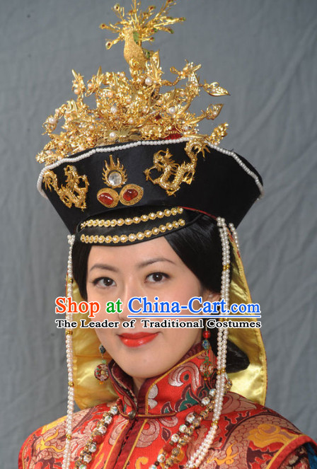 Chinese Ancient Imperial Empress Wedding Phoenix Hat