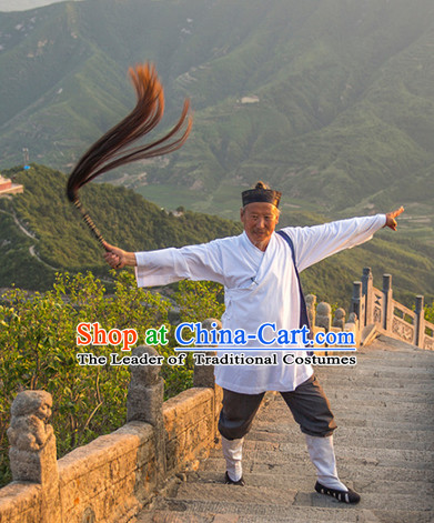 White Taoist Meditation Suit for Men