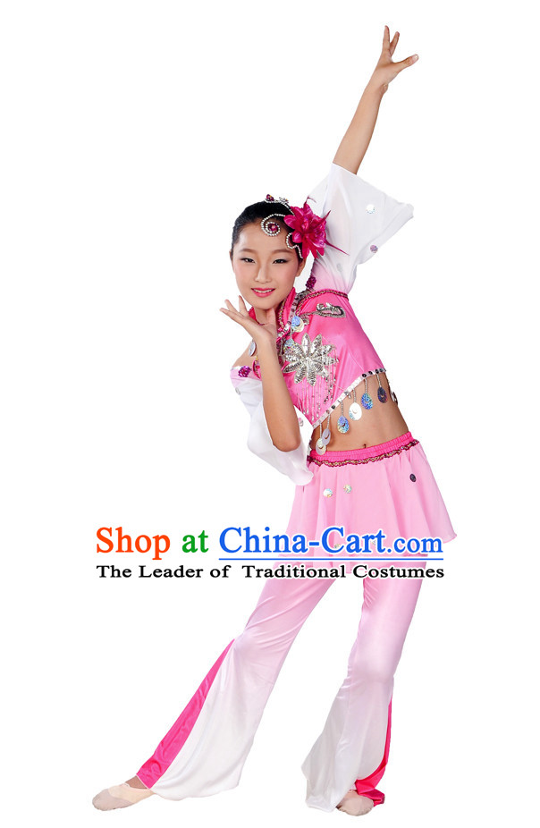 Asian Kids Yangge Dance Suits Solo or Group Dance