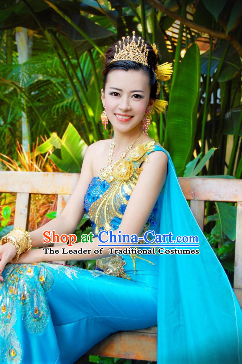 Traditional Thailand Formal Classic Dress Plus Size Clothing Occasion Dresses online Clothes Shopping