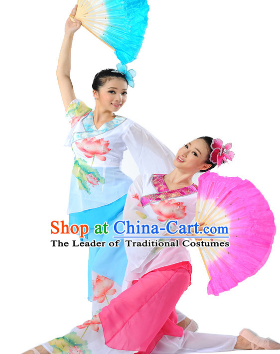 Chinese Fan Dance Uniform Dancewear Discount Dane Supply Dance Wear China Wholesale Dance Clothes