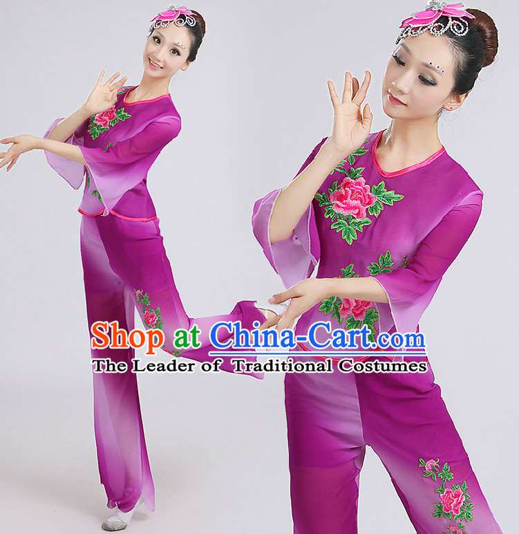 Chinese Folk Dance Costumes Costume Discount Dance Costume Gymnastic Leotard Dancewear Chinese Dress Dance Wear