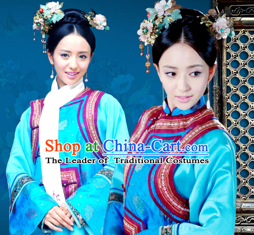 Qing Dynasty Princess Hair Jewelry Hairpins Hair Accessories