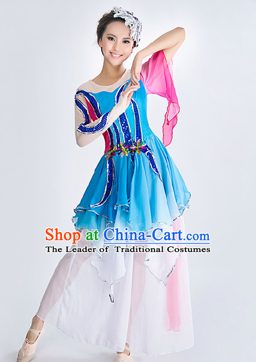 Chinese Classic Competition Dance Costume Group Dancing Costumes for Women