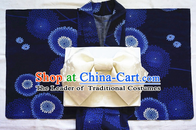 Top Authentic Traditional Japanese Kimonos Kimono Dress Yukata Clothing Robe Garment Complete Set for Women Ladies Girls