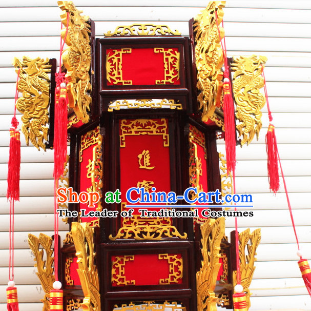 Gold Chinese Classical Hanging Palace Lantern