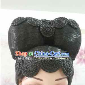 Chinese Ancient Fairy Female Hairstyle Long Black Wigs