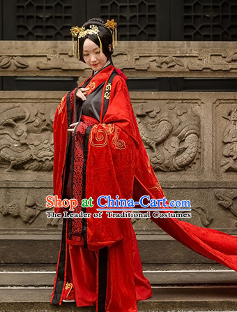 Chinese Traditional Wedding Clothing Hanfu Costume Han Fu Clothing for Sale