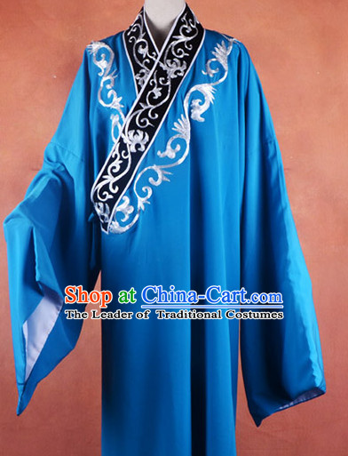 Top Embroidered Chinese Classic Peking Opera Costume Beijing Opera Long Robe Costumes Complete Set for Adults Kids Men Boys