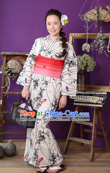 Top Authentic Traditional Japanese Kimonos Kimono Dress Yukata Clothing Robe Garment Complete Set for Women Ladies Girls