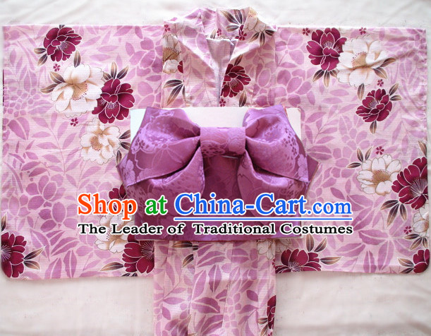 Top Authentic Traditional Japanese Kimonos Kimono Dress Yukata Clothing Robe Garment Complete Set for Women Ladies Girls