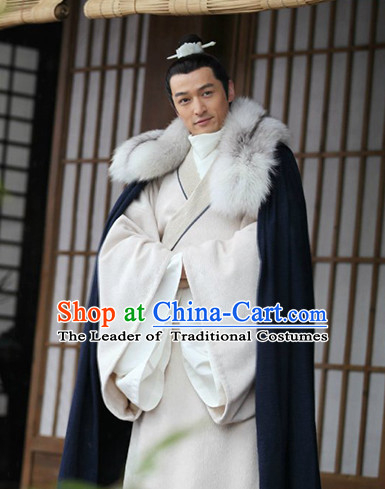 Nirvana in Fire TV Drama Hero Costumes Superhero Hanfu Clothing Complete Set for Men