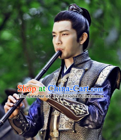 Chinese Ancient Male Black Wigs