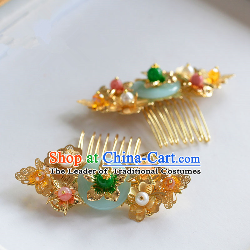 Chinese Ancient Style Hair Jewelry Accessories, Hairpins, Hanfu Xiuhe Suit Wedding Bride Hair Accessories for Women