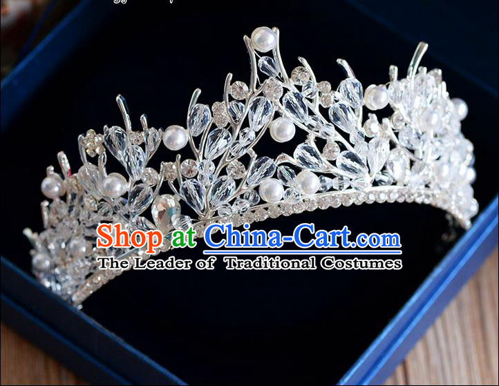 Traditional Jewelry Accessories, Princess Bride Royal Crown, Wedding Hair Accessories, Baroco Style Headwear for Women