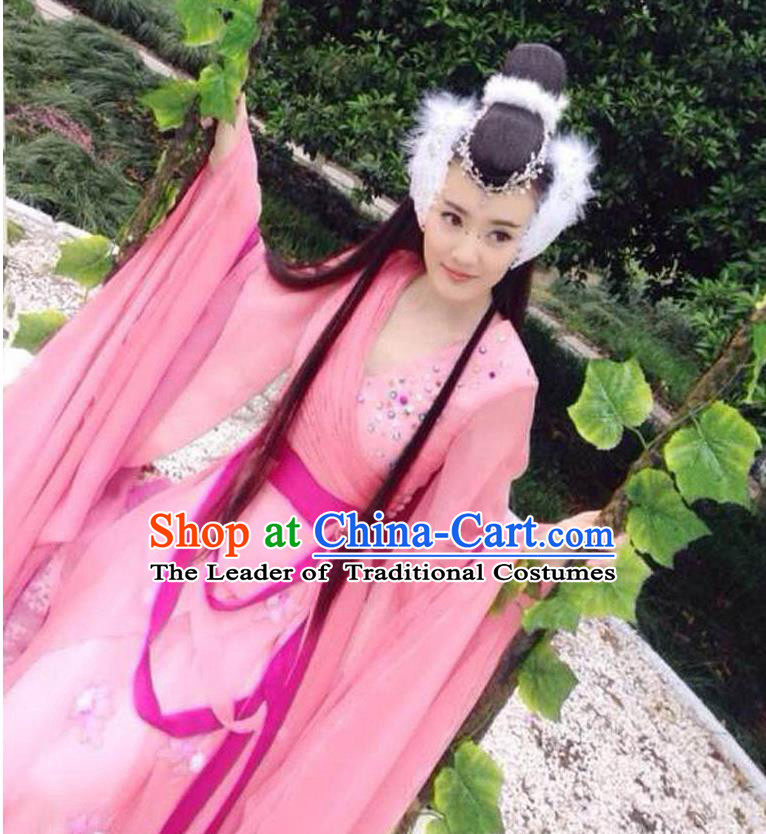 Ancient Chinese Palace Empress Costumes Complete Set, Tang Dynasty Ancient Palace Clothing, Cosplay Fairy Princess Dress Suits For Women