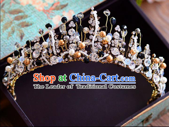 Traditional Jewelry Accessories, Princess Bride Royal Crown, Wedding Hair Accessories, Baroco Style Headwear for Women