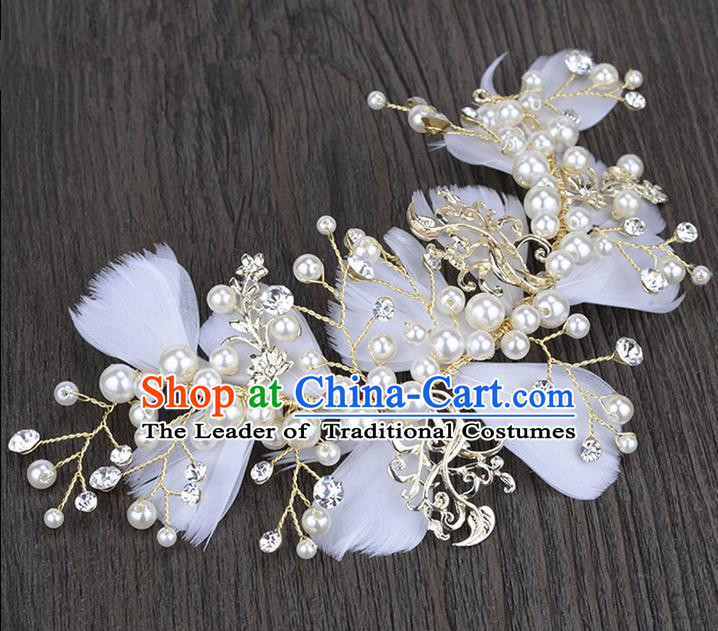 Traditional Jewelry Accessories, Princess Wedding Hair Accessories, Bride Wedding Hair Accessories, Baroco Style Crystal for Women