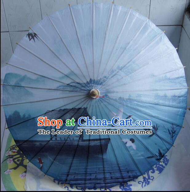 Chinese Classic Handmade Oiled Paper Umbrella