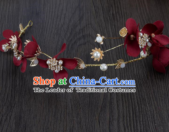 Traditional Jewelry Accessories, Princess Hair Accessories, Bride Wedding Hair Accessories, Headwear, Baroco Style Flowers Hair Claw for Women