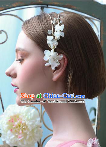 Traditional Jewelry Accessories, Princess Hair Accessories, Bride Wedding Hair Accessories, Headwear, Baroco Style Flowers Hair Claw for Women