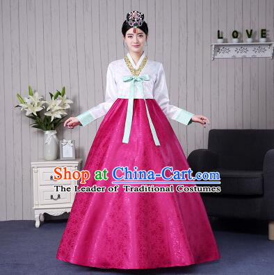 Korean Traditional Wedding Clothes Costumes Korean Ancient Clothes Wedding Full Dress Formal Attire Ceremonial Clothes Court Stage Dancing