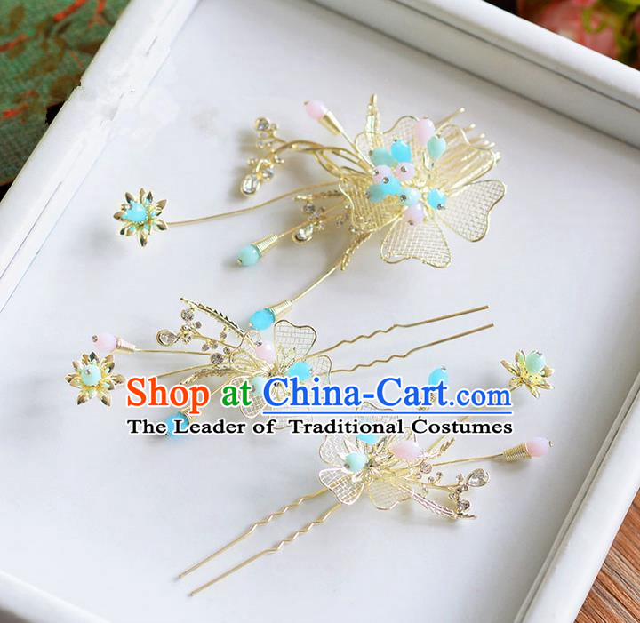 Traditional Jewelry Accessories, Princess Wedding Hair Accessories, Bride Wedding Hair Accessories, Headwear, Baroco Style Handmade Crystal Flowers Hair Claw for Women