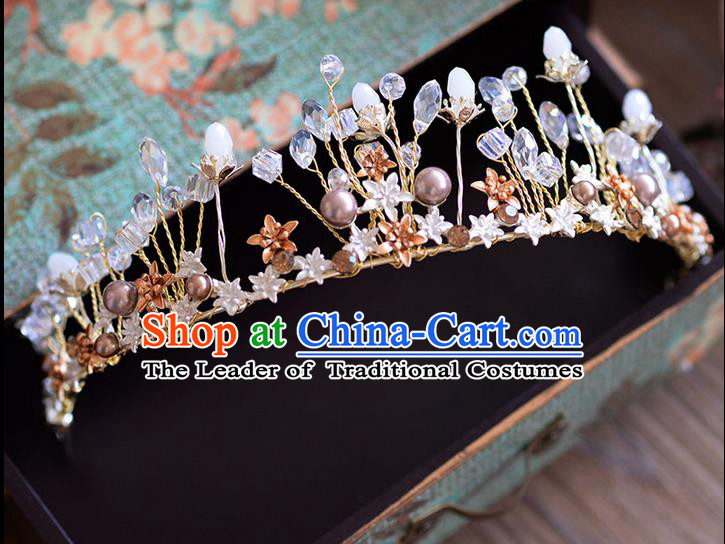 Traditional Jewelry Accessories, Palace Princess Bride Royal Crown, Engagement Royal Crown, Wedding Hair Accessories, Baroco Style Headwear for Women