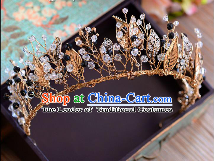 Traditional Jewelry Accessories, Palace Princess Bride Royal Crown, Engagement Royal Crown, Wedding Hair Accessories, Baroco Style Crystal Headwear for Women