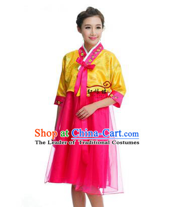 Women Shirt Skirt Korean Clothes Show Costume Shirt Sleeves Korean Traditional Dress Dae Jang Geum Yellow Top Red Skirt