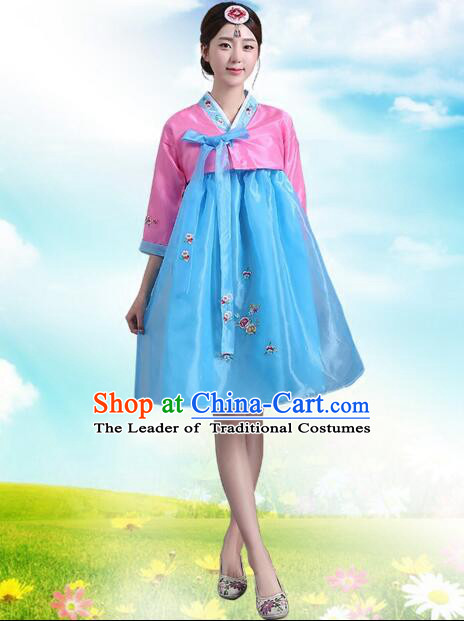 Korean Traditional Dress Women Costumes Bride Dress Clothes Korean Full Dress Formal Attire Ceremonial Dress Court Stage Dancing