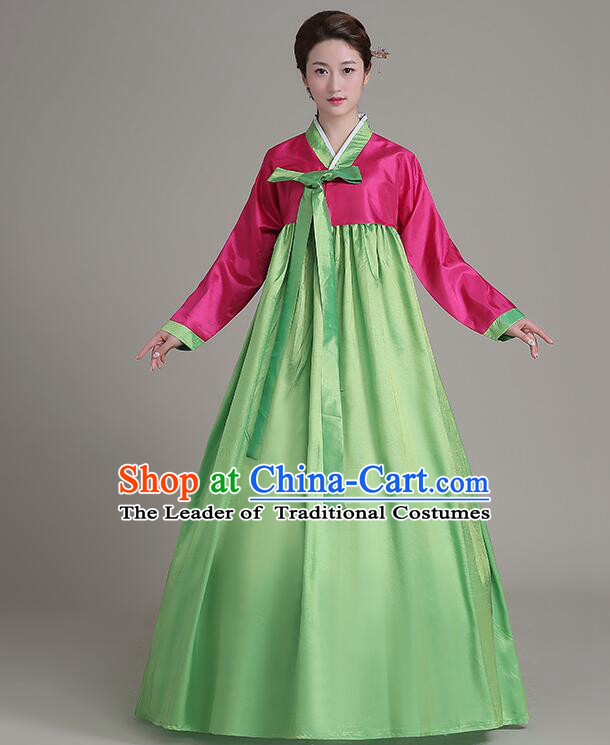 Dae Jang Geum Costumes Korean Traditional Costumes Dress Clothes Korean Full Dress Formal Attire Ceremonial Dress Court Stage Dancing Red Top Green Skirt