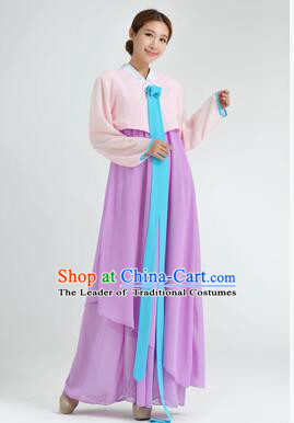 Korean Traditional Dress Women Clothes Show Costume Shirt Sleeves Korean Traditional Dress Dae Jang Geum Pink Top Purple Skirt