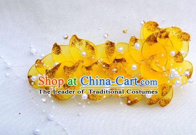 Traditional Asian Thai Jewelry Hair Accessories, Traditional Thai Headwear Plumeria Flowers Hairpins for Women