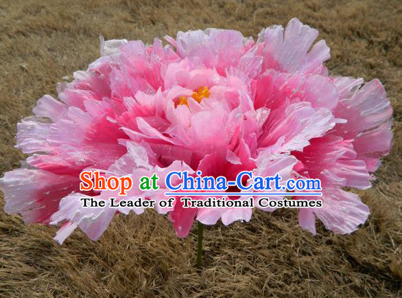 Traditional Chinese Dance Folk Dance Stage Flowers Props Simulation Peony Props