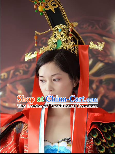 Chinese Ancient Style Hair Jewelry Accessories, Hairpins, Headwear, Headdress, Hanfu Queen Hair Fascinators for Women