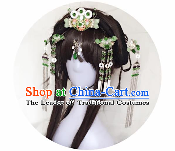 Chinese Ancient Style Hair Jewelry Accessories, Hairpins, Headwear, Headdress, Hair Fascinators for Women