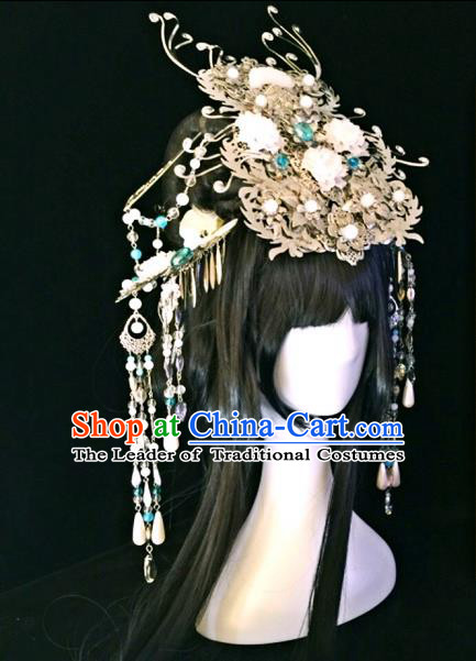 Chinese Ancient Style Hair Jewelry Accessories, Hairpins, Headwear, Headdress, Hair Fascinators for Women