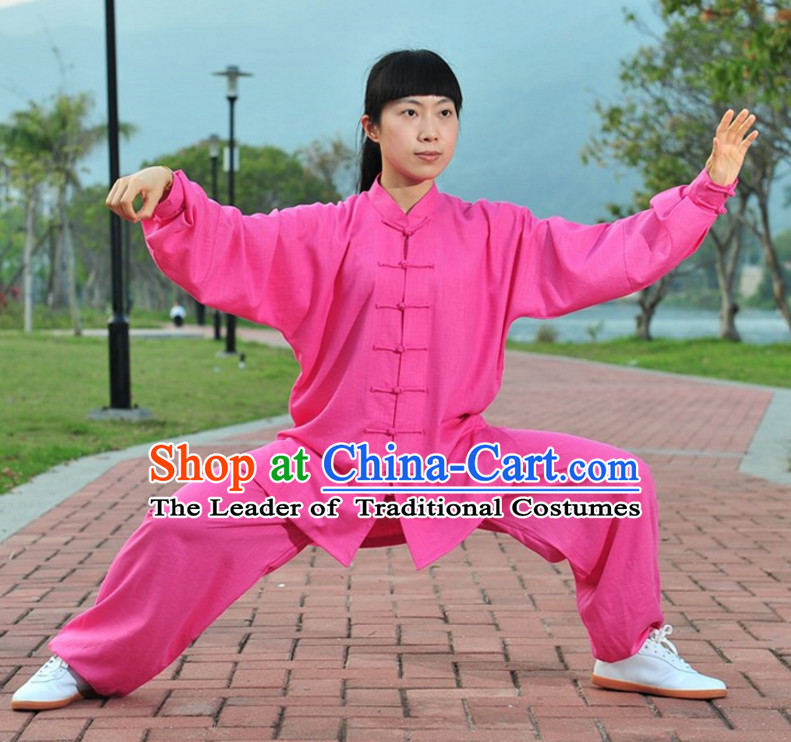 Top Kung Fu Flax Costume Jacket Uniform Martial Arts Clothes Shaolin Uniform Kungfu Uniforms Supplies for Men Women Adults Kids