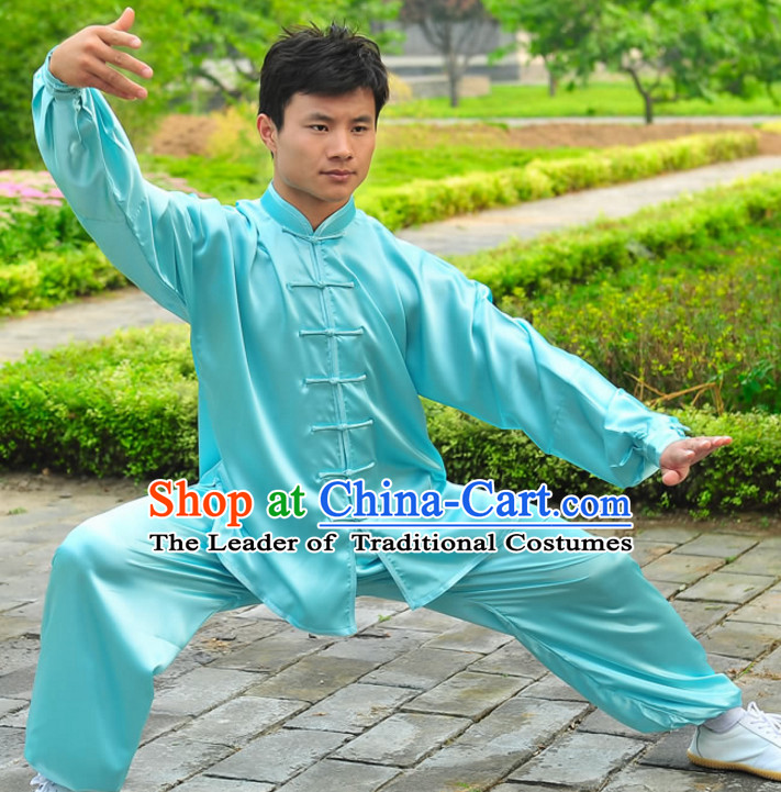 Top Kung Fu Silk Cotton Clothing Mandarin Costume Jacket Martial Arts Clothes Shaolin Uniform Kungfu Uniforms Supplies for Men Women Adults Children