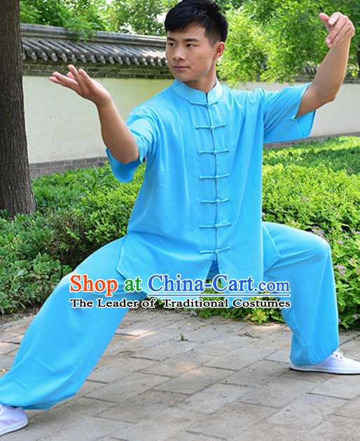 Top Kung Fu Silk Cotton Clothing Mandarin Costume Jacket Martial Arts Clothes Shaolin Uniform Kungfu Uniforms Supplies for Men Women Adults Children