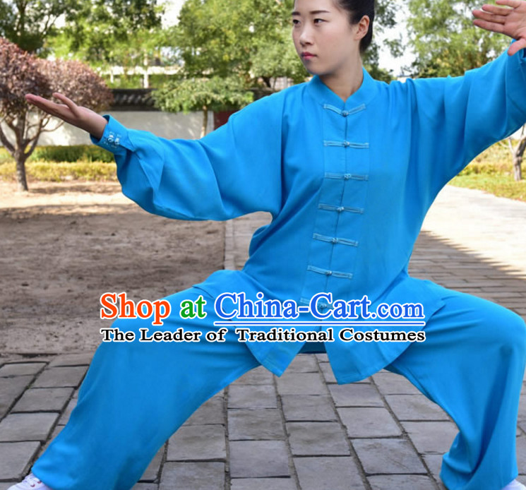 Top Kung Fu Silk Cotton Clothing Mandarin Costume Jacket Martial Arts Clothes Shaolin Uniform Kungfu Uniforms Supplies for Men Women Adults Children