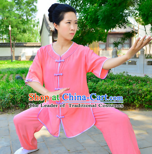 Top Kung Fu Flax Clothing Mandarin Costume Jacket Martial Arts Clothes Shaolin Uniform Kungfu Uniforms Supplies for Women Adults Children